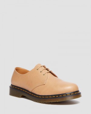 Beige Dr Martens 1461 Carrara Leather Oxford Shoes (Carrara) Shoes | YR93-Q3MK