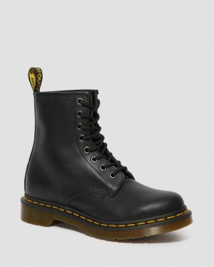 Black Dr Martens 1460 - Nappa Leather Lace Up Boots (Nappa Leather) Boots | ZT08-K1PX