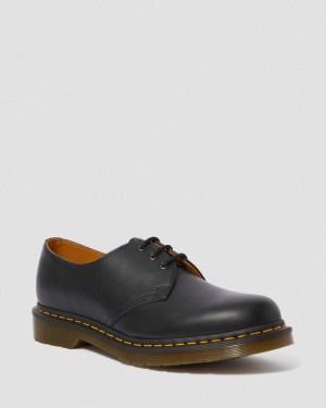 Black Dr Martens 1461 Nappa Leather Oxford Shoes (Nappa Leather) Shoes | DH35-T9XG