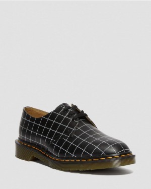 Black Dr Martens 1461 Undercover Made in England Leather Oxford Shoes (Smooth Leather) Shoes | AP04-J8FP