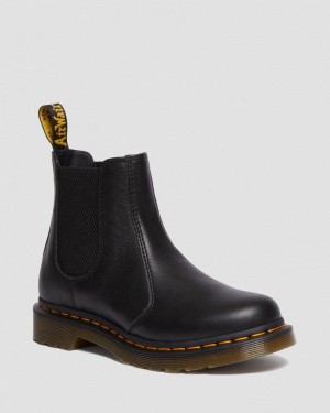 Black Dr Martens 2976 - Leather Chelsea Boots (Virginia) Boots | VK36-D0VL