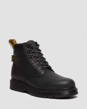 Black Dr Martens 939 Trinity Waterproof Leather Lace Up Boots Boots | QF08-D7UO