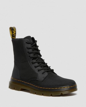 Black Dr Martens Combs Poly Casual Boots (Extra Tough Poly+Rubbery) Boots | KW98-I2LS