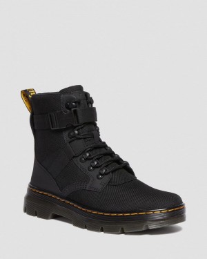 Black Dr Martens Combs Tech II Extra Tough Utility Boots (Ajax+Extra Tough 50/50) Boots | IM47-W8RQ