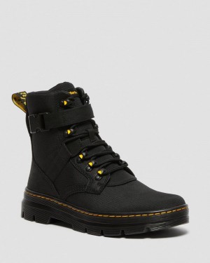 Black Dr Martens Combs Tech II Poly Casual Boots (Accord+Poly Ripstop) Boots | TI37-E8MN