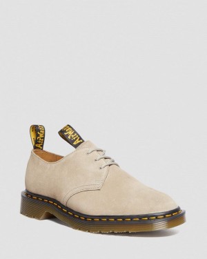 Milkshake Dr Martens 1461 Engineered Garments Suede Oxford Shoes (Suede) Shoes | AT07-R6TN