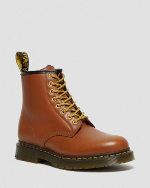 Tan Dr Martens 1460 DM's Wintergrip Leather Lace Up Boots (Blizzard Wp) Boots | JV45-F6VU