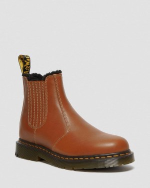 Tan Dr Martens 2976 DM's Wintergrip Leather Chelsea Boots (Blizzard Wp) Boots | CP32-Q7IJ