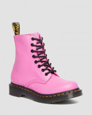 Thrift Pink Dr Martens 1460 - Pascal Virginia Leather Boots (Virginia) Boots | JW53-Z0XF