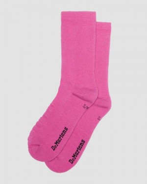 Thrift Pink Dr Martens Double Doc Cotton Blend Socks (Cotton Blend) Socks | UZ13-Q2AE