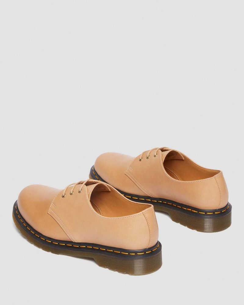 Beige Dr Martens 1461 Carrara Leather Oxford Shoes (Carrara) Shoes | OJ54-Z0SX