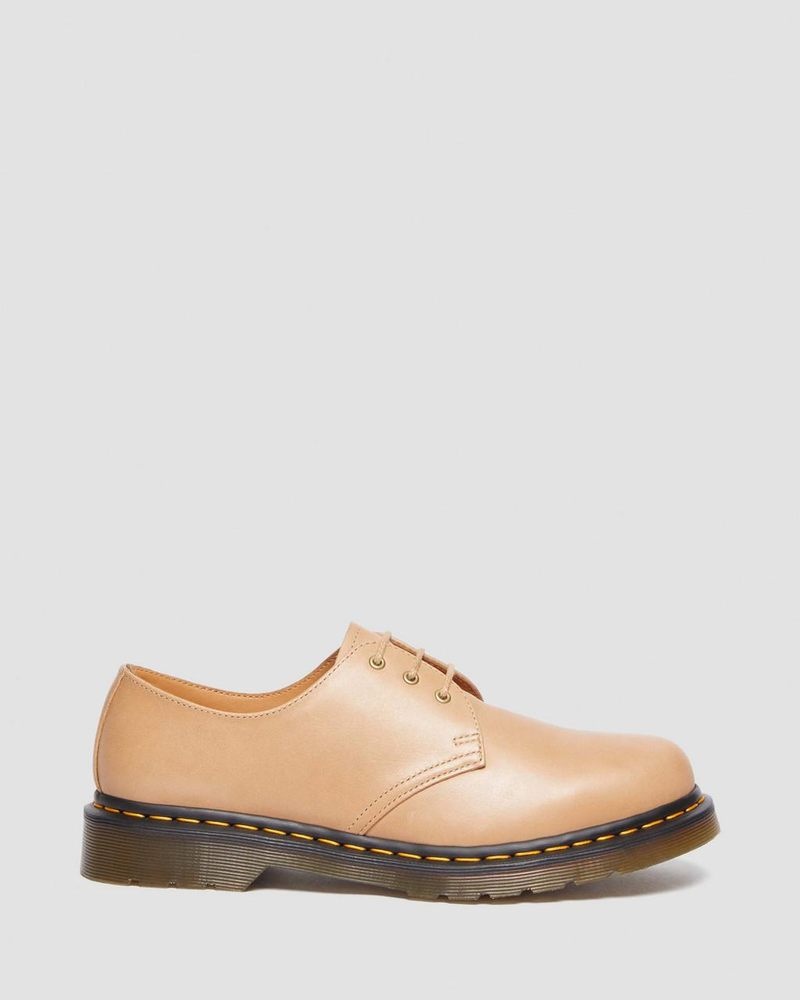 Beige Dr Martens 1461 Carrara Leather Oxford Shoes (Carrara) Shoes | OJ54-Z0SX