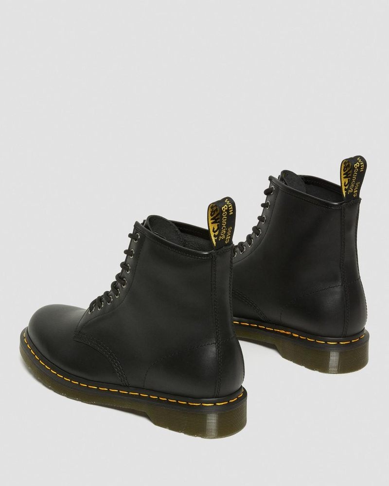 Black Dr Martens 1460 Nappa Leather Lace Up Boots (Nappa Leather) Boots | FG42-A8DK