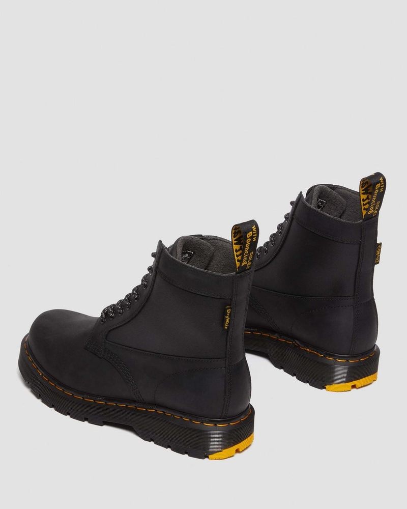 Black Dr Martens 1460 Trinity Wintergrip Waterproof Boots Boots | PN24-J7TY