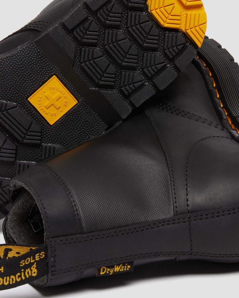 Black Dr Martens 1460 Trinity Wintergrip Waterproof Boots Boots | IW07-D2PX