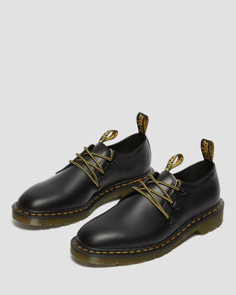 Black Dr Martens 1461 Engineered Garments Leather Oxford Shoes (Smooth Leather) Shoes | IH15-T4NY