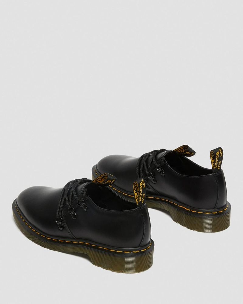 Black Dr Martens 1461 Engineered Garments Leather Oxford Shoes (Smooth Leather) Shoes | IH15-T4NY