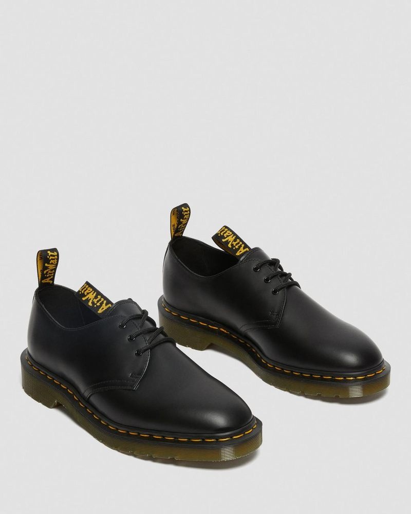 Black Dr Martens 1461 Engineered Garments Leather Oxford Shoes (Smooth Leather) Shoes | IH15-T4NY