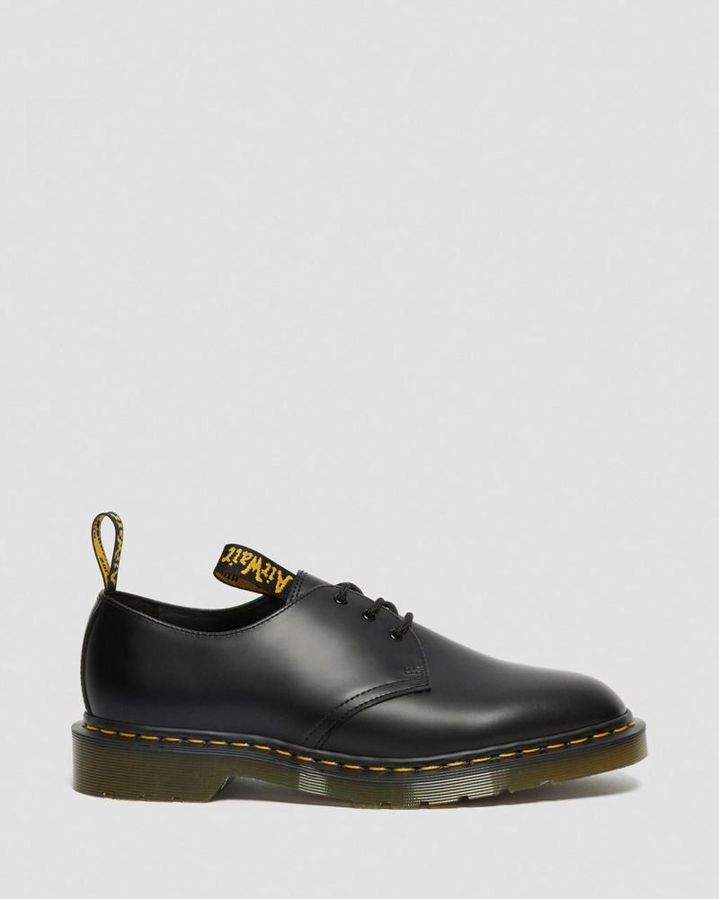 Black Dr Martens 1461 Engineered Garments Leather Oxford Shoes (Smooth Leather) Shoes | IH15-T4NY