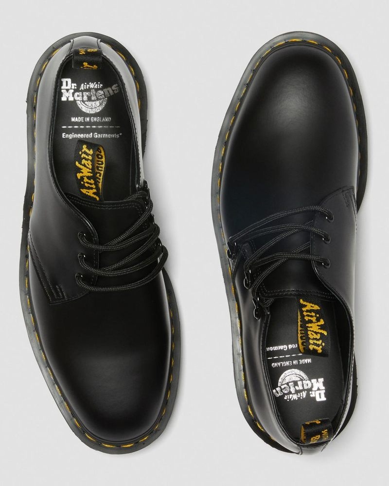 Black Dr Martens 1461 Engineered Garments Leather Oxford Shoes (Smooth Leather) Shoes | IH15-T4NY