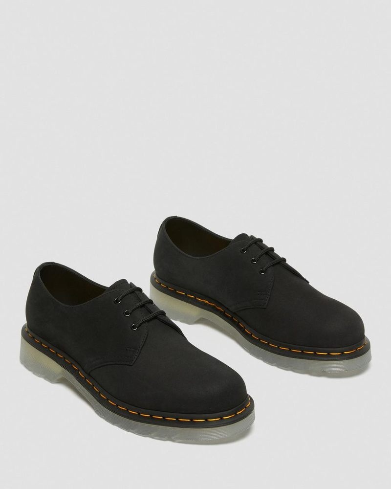 Black Dr Martens 1461 Iced II Buttersoft Leather Oxford Shoes (Buttersoft Wp) Shoes | XX55-M3WK