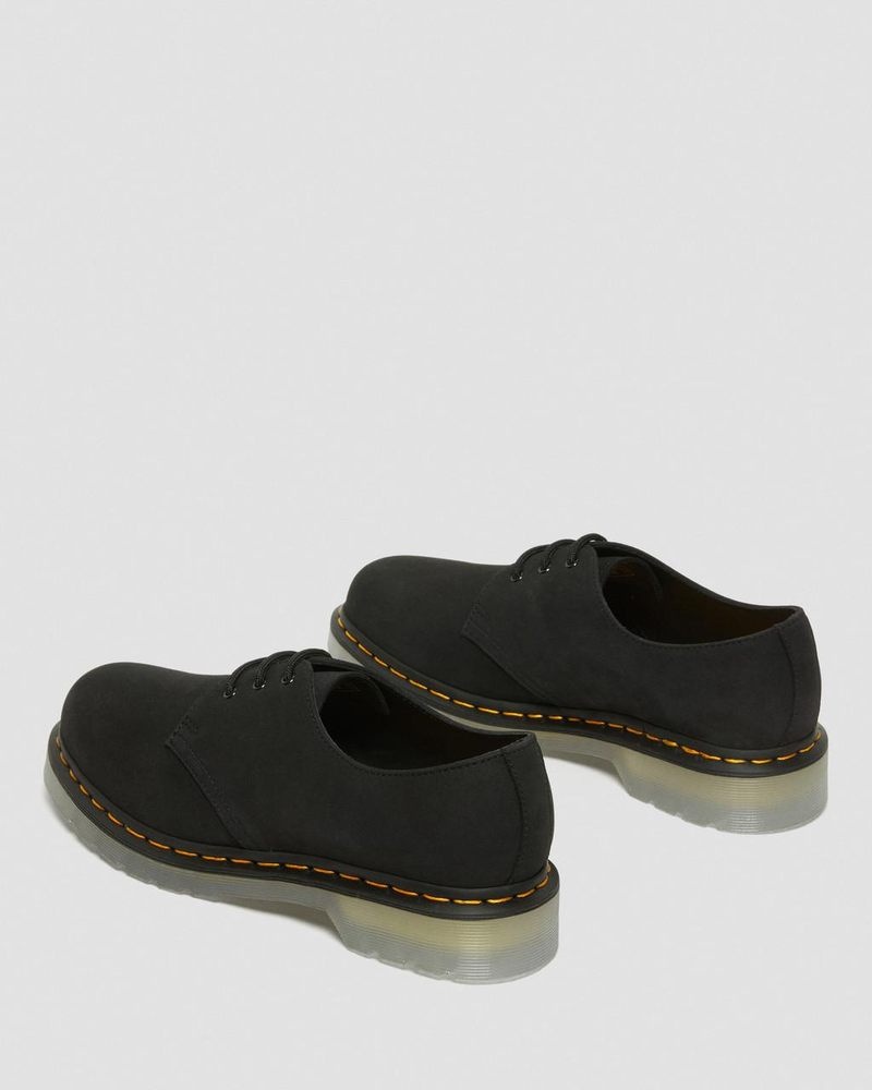 Black Dr Martens 1461 Iced II Buttersoft Leather Oxford Shoes (Buttersoft Wp) Shoes | XX55-M3WK