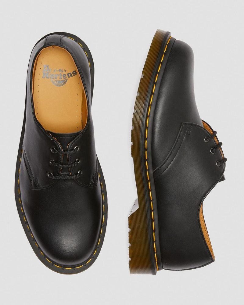 Black Dr Martens 1461 Nappa Leather Oxford Shoes (Nappa Leather) Shoes | RQ64-Z2EJ