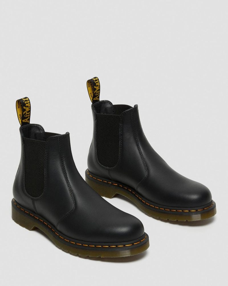 Black Dr Martens 2976 Nappa Leather Chelsea Boots (Nappa Leather) Boots | QB48-M9QQ