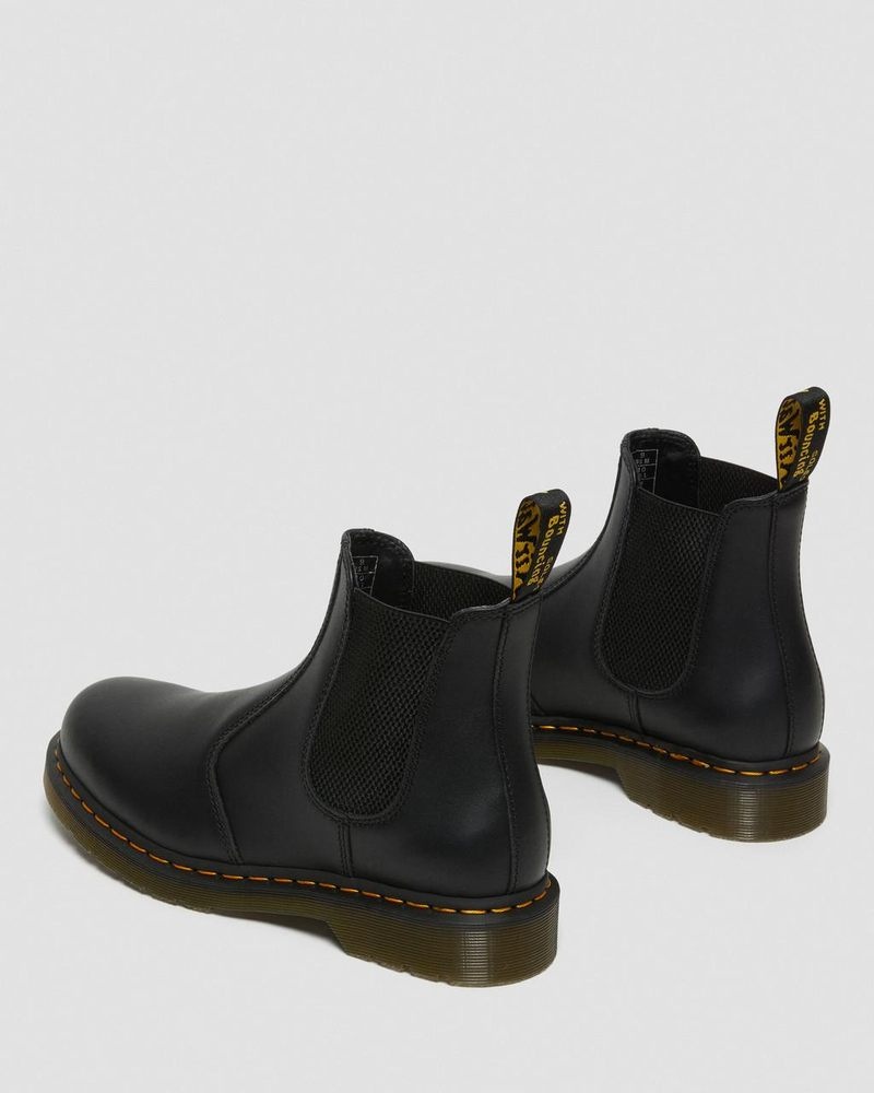 Black Dr Martens 2976 Nappa Leather Chelsea Boots (Nappa Leather) Boots | QB48-M9QQ