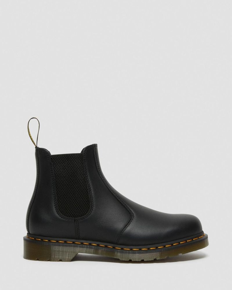 Black Dr Martens 2976 Nappa Leather Chelsea Boots (Nappa Leather) Boots | QB48-M9QQ