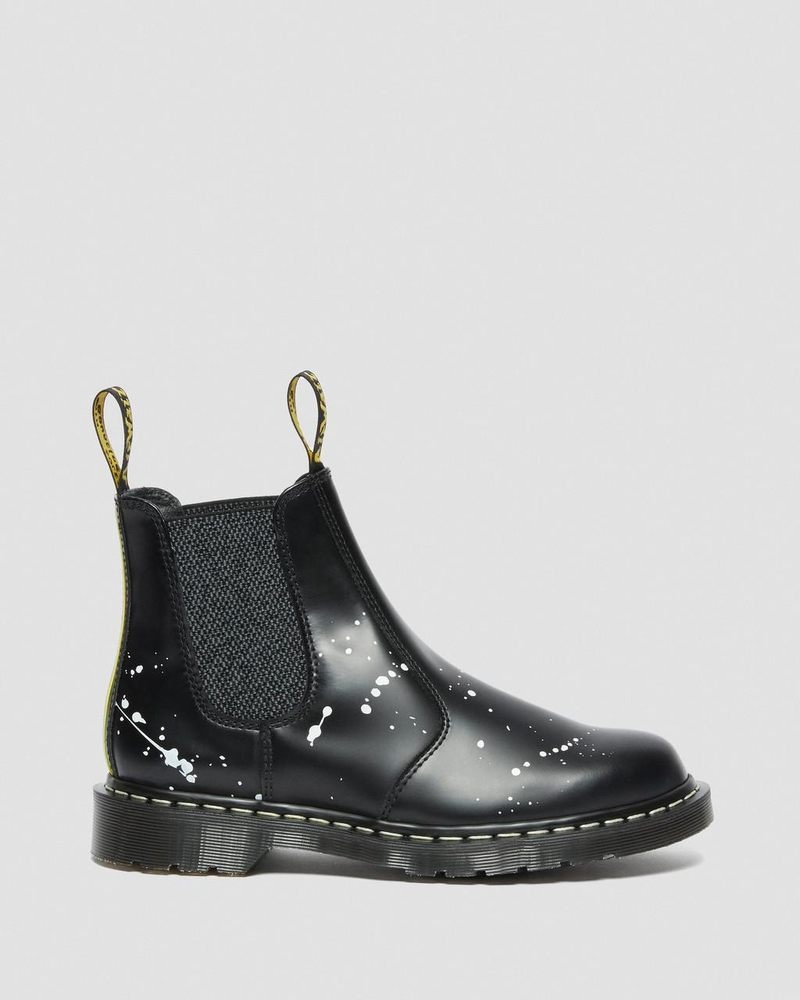 Black Dr Martens 2976 Neighborhood Smooth Leather Chelsea Boots (Smooth Leather) Boots | XV74-B3PJ