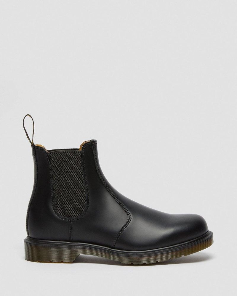 Black Dr Martens 2976 Smooth Leather Chelsea Boots (Smooth Leather) Boots | WX09-H3KR