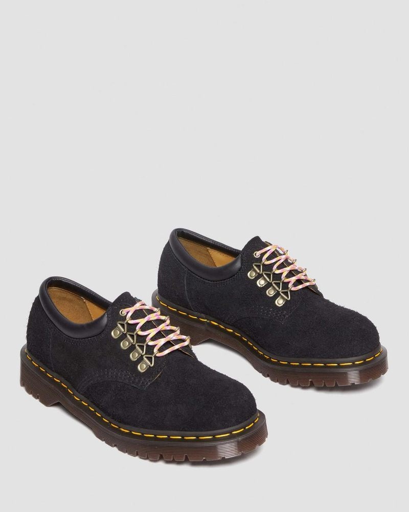 Black Dr Martens 8053 Ben Suede Casual Shoes (Long Napped Suede) Shoes | OE94-A9PQ