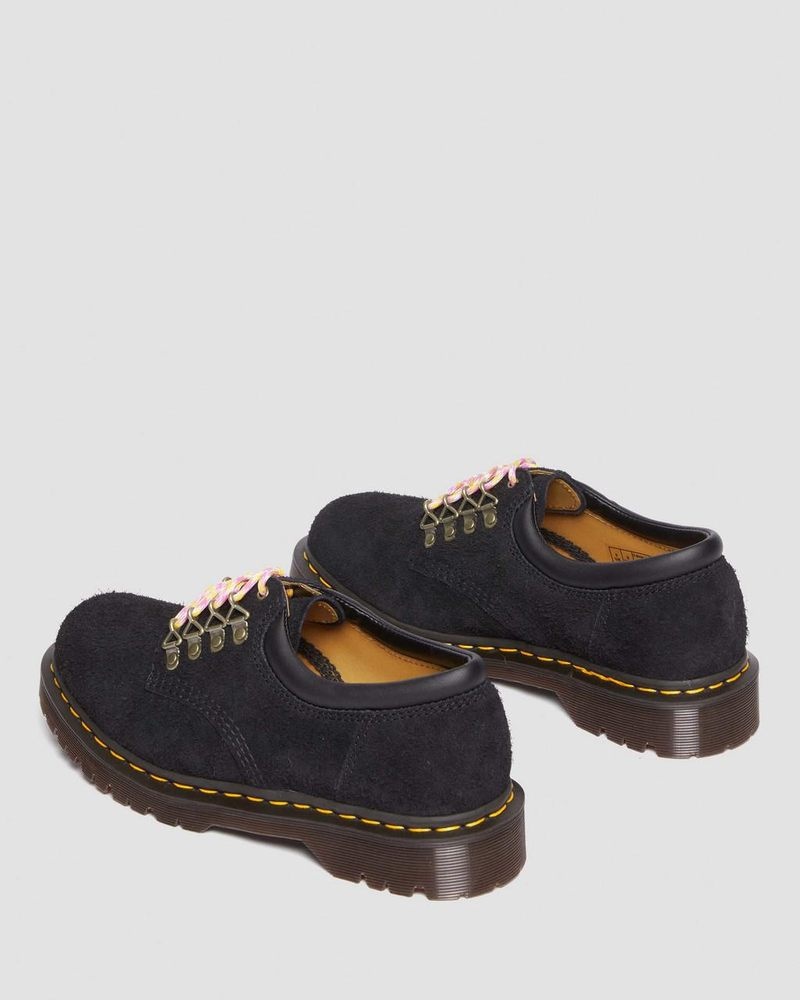 Black Dr Martens 8053 Ben Suede Casual Shoes (Long Napped Suede) Shoes | OE94-A9PQ