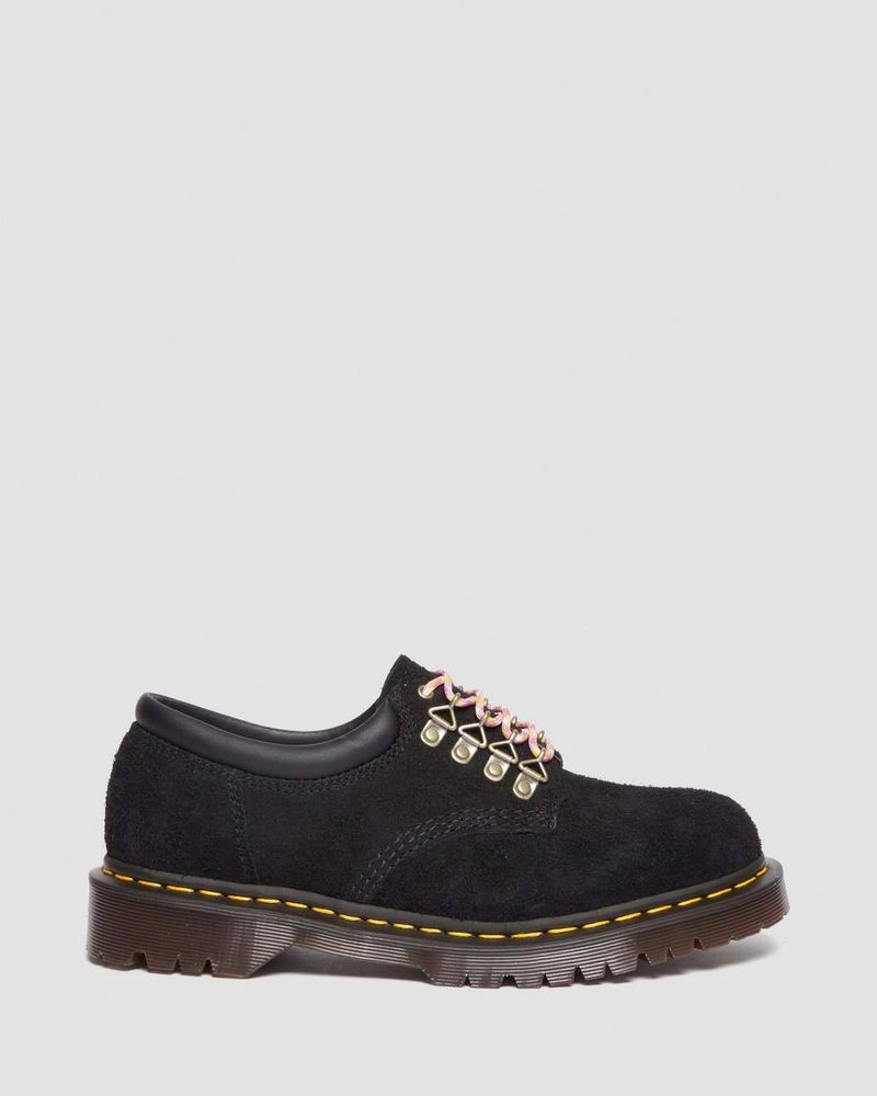 Black Dr Martens 8053 Ben Suede Casual Shoes (Long Napped Suede) Shoes | OE94-A9PQ