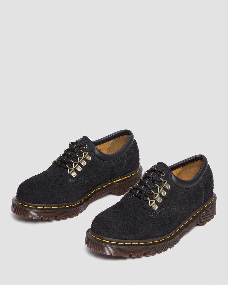 Black Dr Martens 8053 Ben Suede Casual Shoes (Long Napped Suede) Shoes | OE94-A9PQ