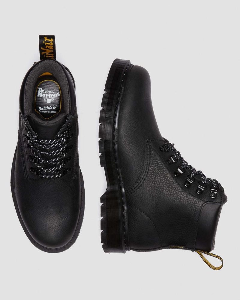 Black Dr Martens 939 Trinity Waterproof Leather Lace Up Boots Boots | QF08-D7UO