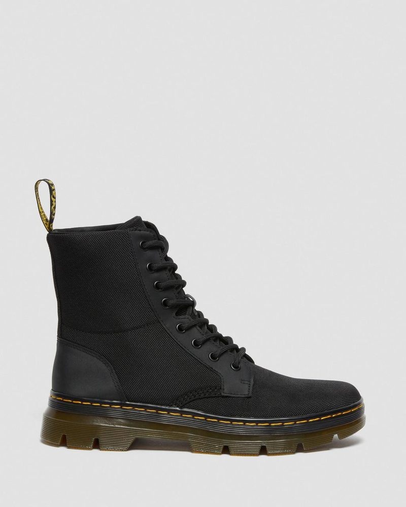 Black Dr Martens Combs Poly Casual Boots (Extra Tough Poly+Rubbery) Boots | KW98-I2LS