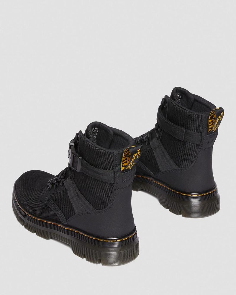 Black Dr Martens Combs Tech II Extra Tough Utility Boots (Ajax+Extra Tough 50/50) Boots | FN55-I9ZJ