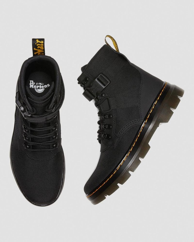 Black Dr Martens Combs Tech II Extra Tough Utility Boots (Ajax+Extra Tough 50/50) Boots | FN55-I9ZJ