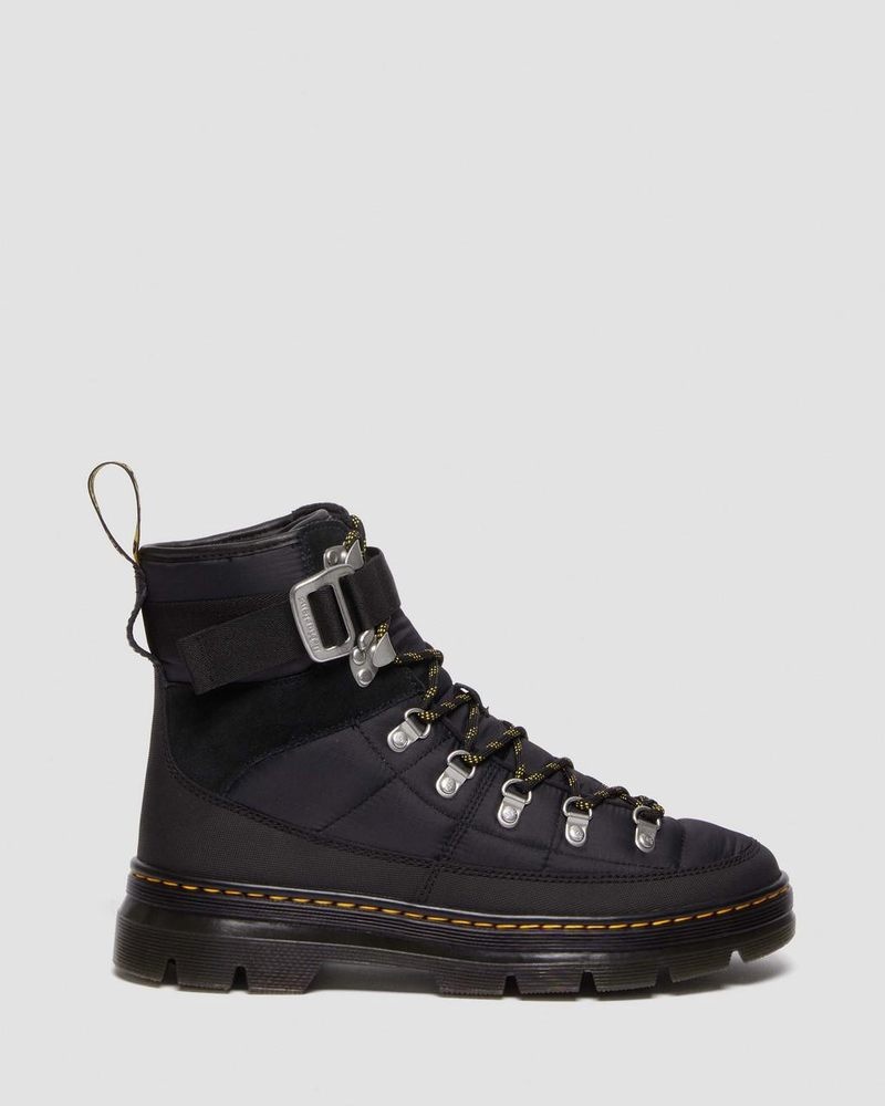 Black Dr Martens Combs Tech Quilted Casual Boots Boots | IR79-G9TE