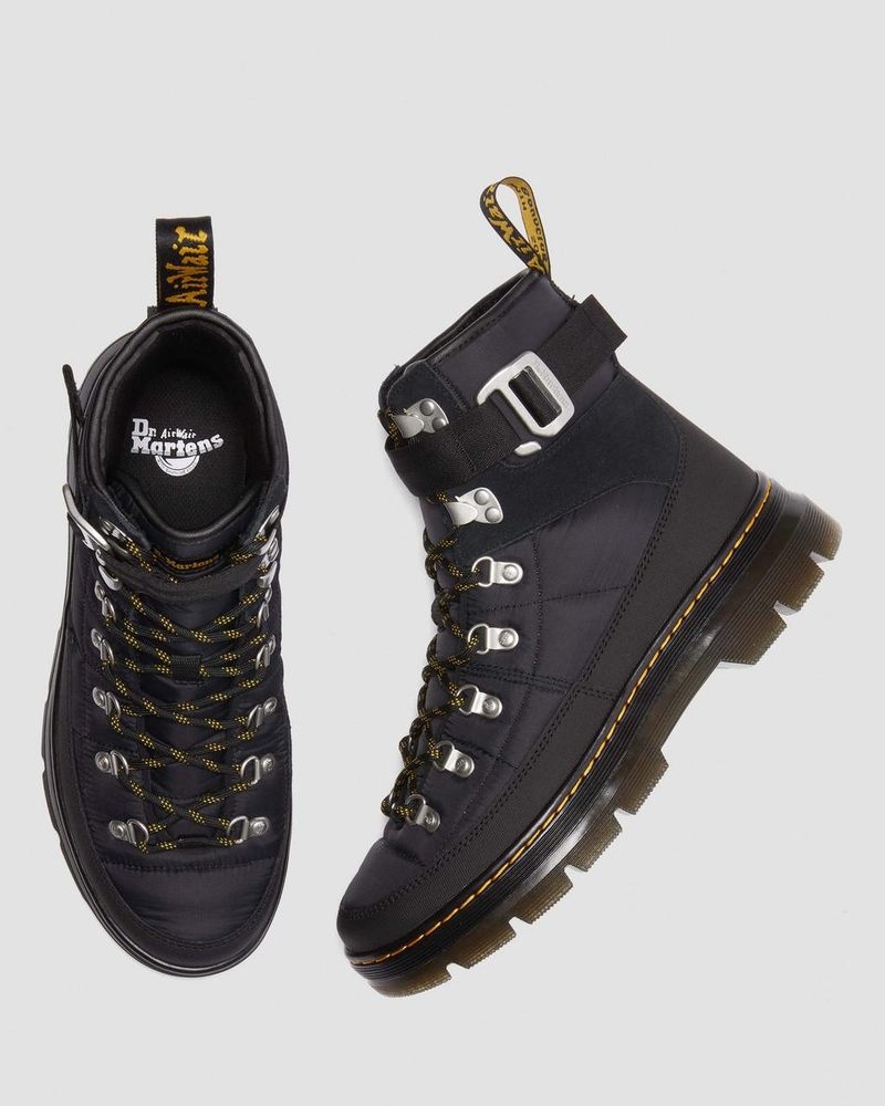 Black Dr Martens Combs Tech Quilted Casual Boots Boots | IR79-G9TE