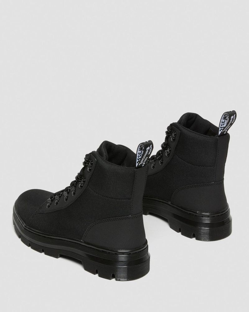 Black Dr Martens Combs - Poly Casual Boots (Ajax+Extra Tough Poly) Boots | KV70-K8EH