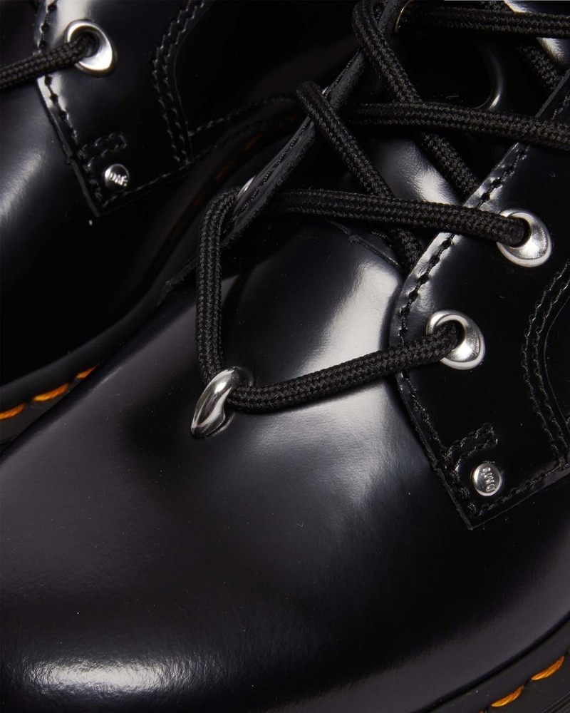 Black Dr Martens Jadon II Boot Hardware Buttero Leather Platforms (Buttero) Platforms Boots | YP26-F1BA