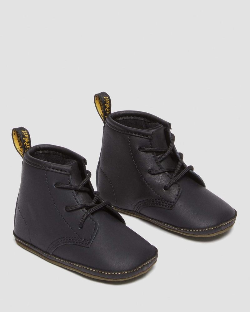 Black Dr Martens Newborn 1460 Auburn Leather Booties (Mason Pu Split+Mason Nw Synthetic) Boots | IC67-D6SO