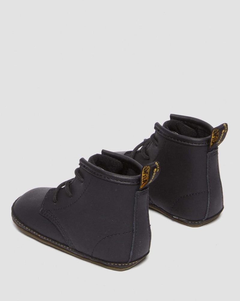 Black Dr Martens Newborn 1460 Auburn Leather Booties (Mason Pu Split+Mason Nw Synthetic) Boots | IC67-D6SO