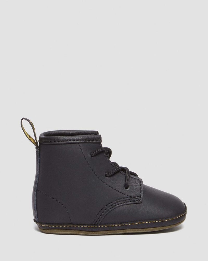 Black Dr Martens Newborn 1460 Auburn Leather Booties (Mason Pu Split+Mason Nw Synthetic) Boots | IC67-D6SO