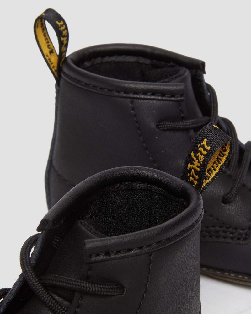 Black Dr Martens Newborn 1460 Auburn Leather Booties (Mason Pu Split+Mason Nw Synthetic) Boots | IC67-D6SO