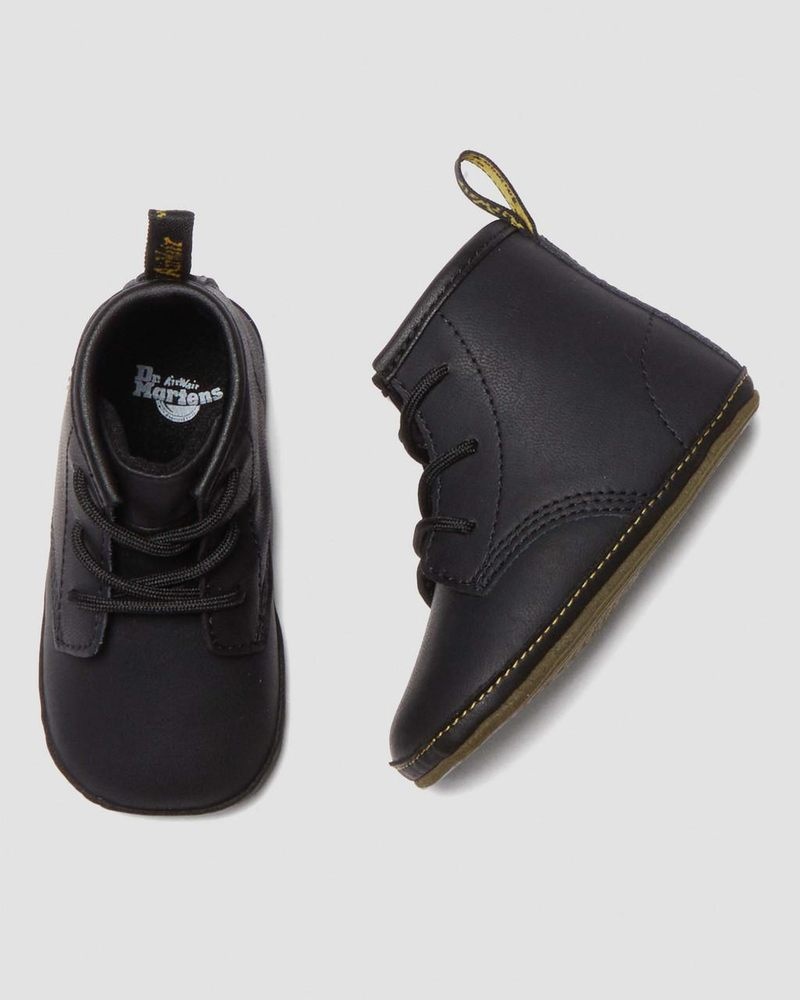 Black Dr Martens Newborn 1460 Auburn Leather Booties (Mason Pu Split+Mason Nw Synthetic) Boots | IC67-D6SO