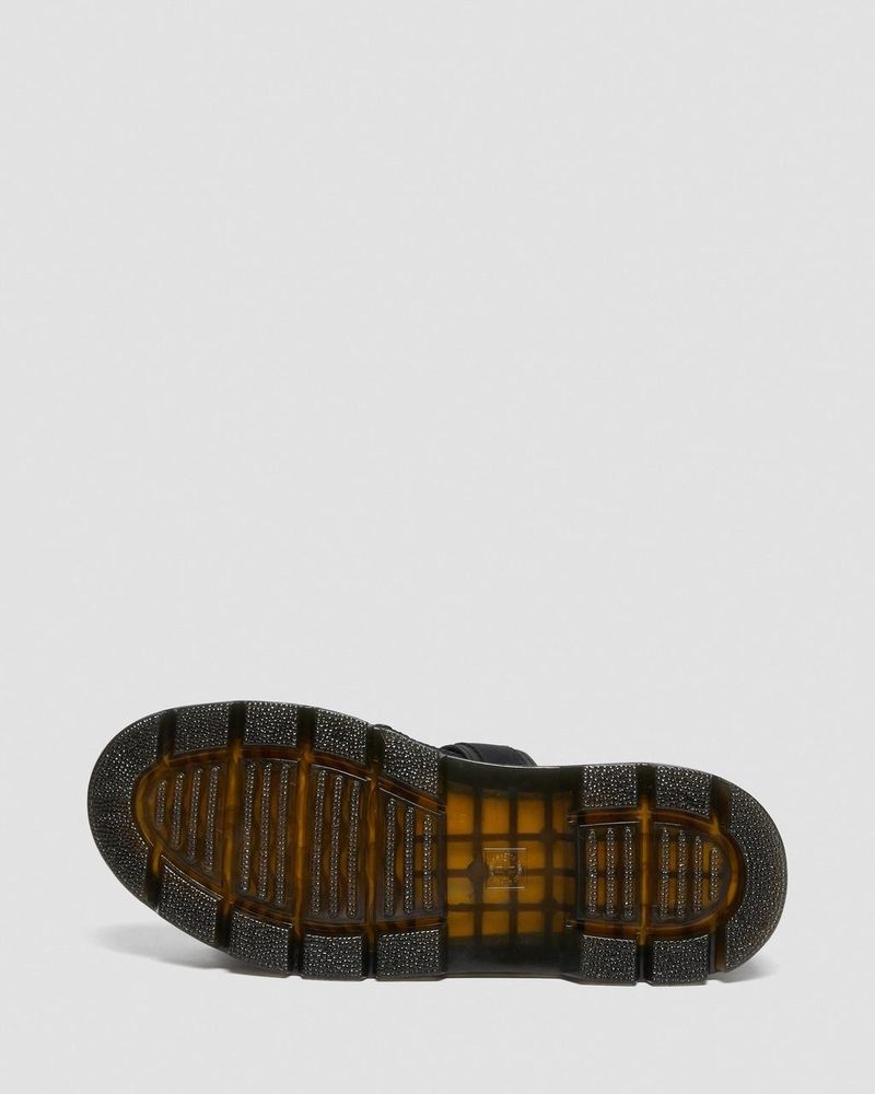 Black Dr Martens Pearson Webbing Sandals (Element+Webbing) Sandals | TT51-V2GQ